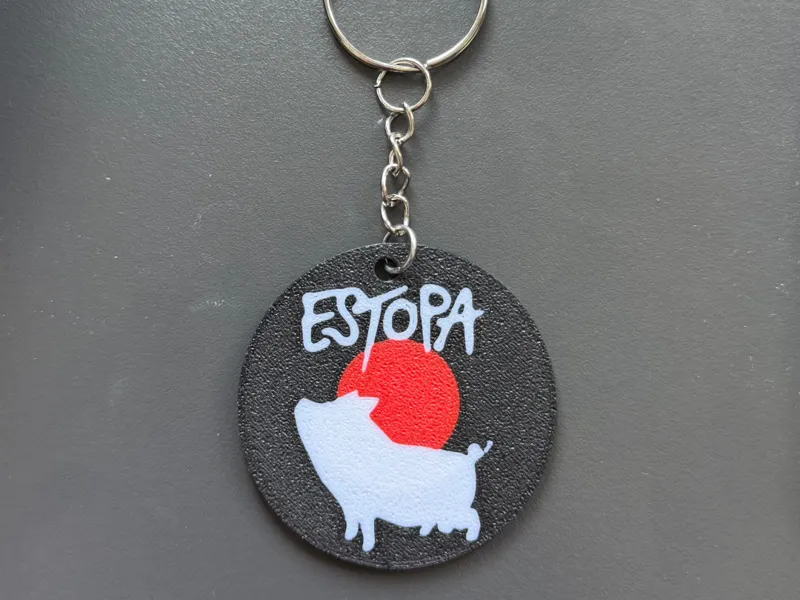 Llavero Estopa Disco Vinilo NFC