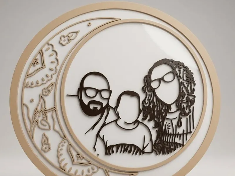 cuadro personalizado luna 