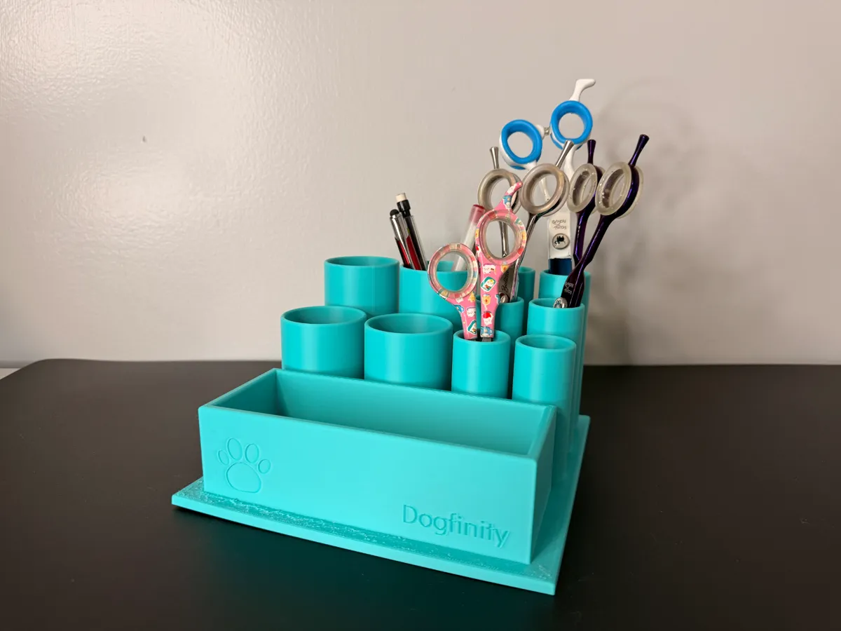 Organisateur pour outils de toilettage chien