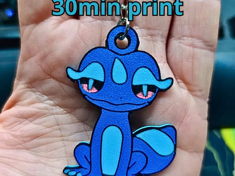 Llavero de Gecqua Gen10 - Pokémon ¡Print 30 min!