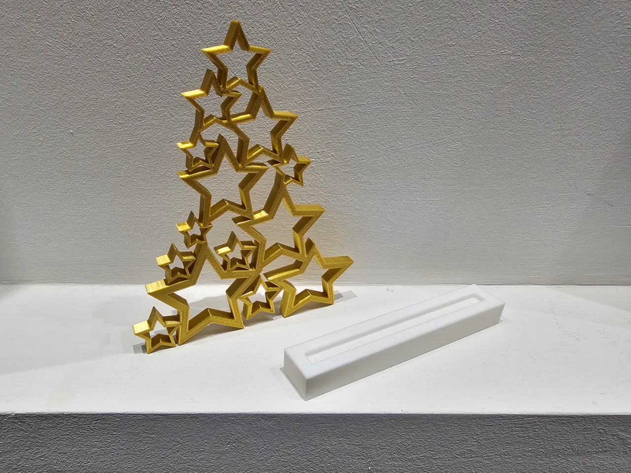 Christmas tree of stars view 4