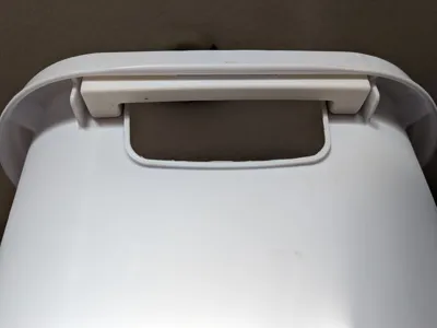 Handle repair open laundry basket