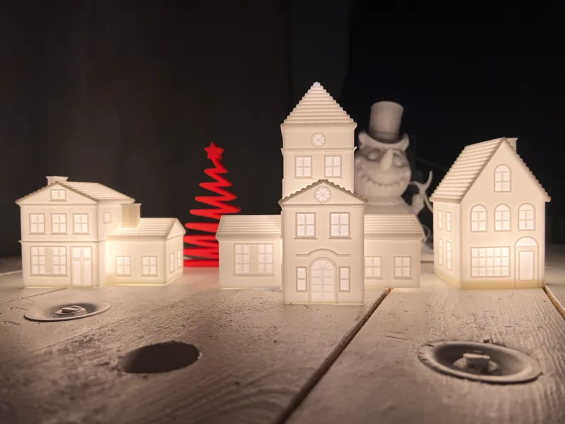 Christmas village Houses & Church