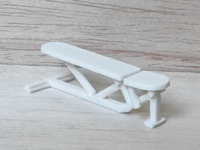 Gym Equipment - Multi-Adjustable Bench - 1:25