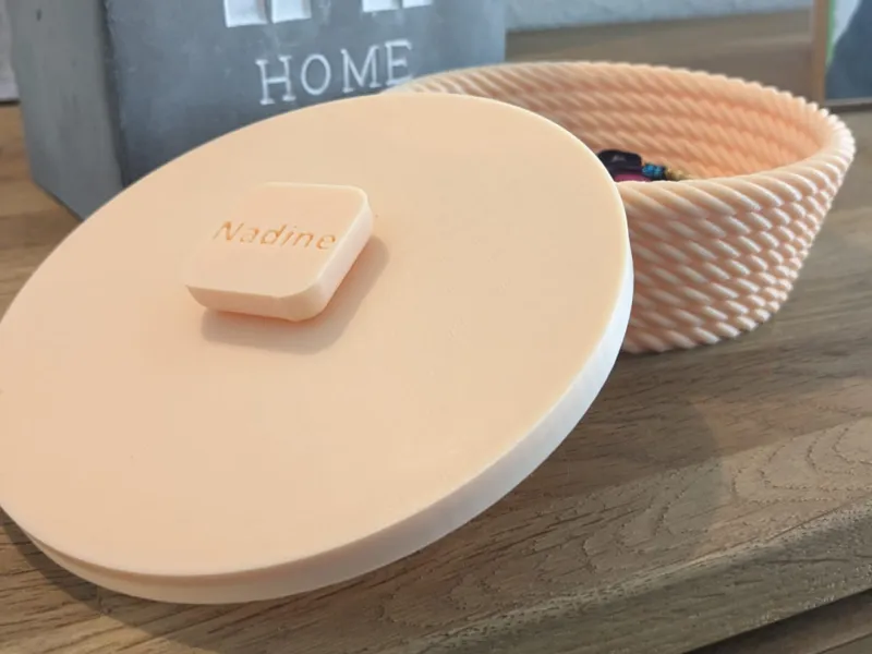 Lid & Kob for the Rope Bowl from JamesThePrinter