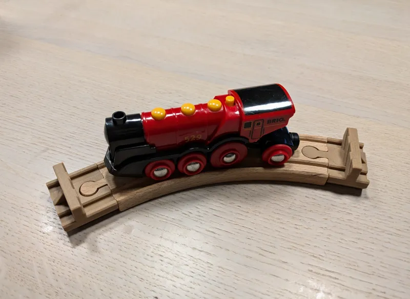Track Buffer for IKEA, Brio, Playtive wood trains