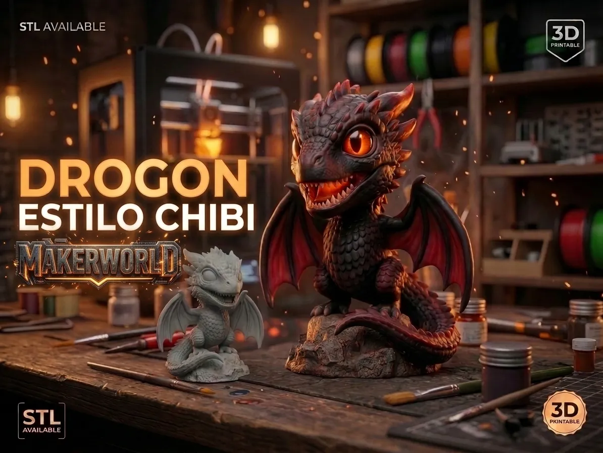 Stil Chibi Drogon Chibi-Stil / Game of Thrones Diorama – Kostenloses 3D ...