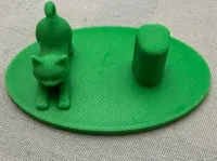 Support brosse à dents électrique avec chat — photo 2