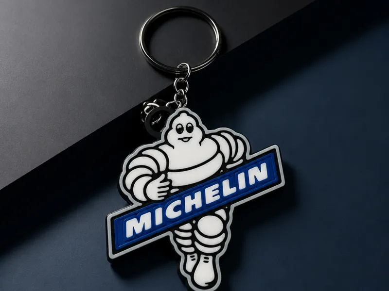 Michelin-inspired keychain