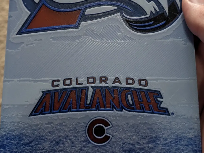 Colorado Avalanche NHL Hueforge