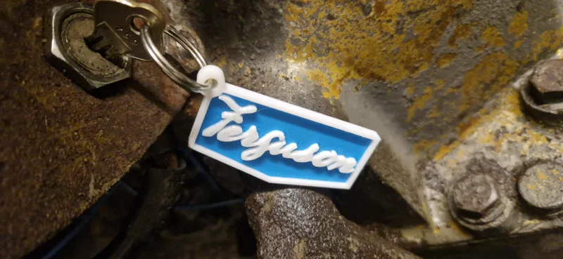 Ferguson TE20 T20 Grey Fergie keyring