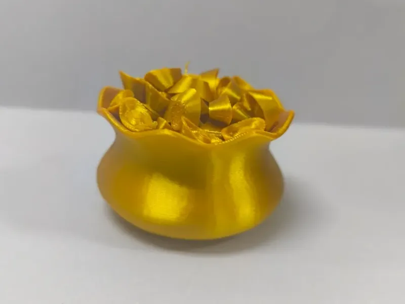 聚宝盆  招财小元宝，祝各位蛇年天天发大财，仅需11g耗材