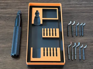 Bambu Deburring Trimming Kit Gridfinity Holder