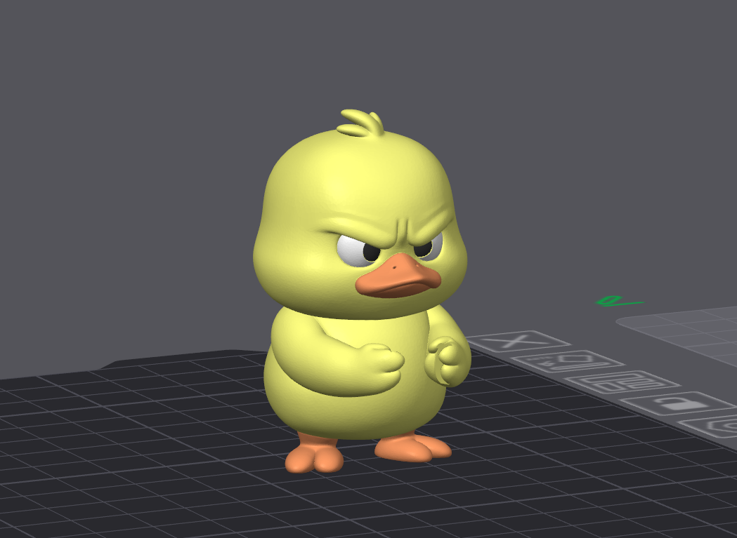Miniatura 2 do modelo 3D 暴躁鸭