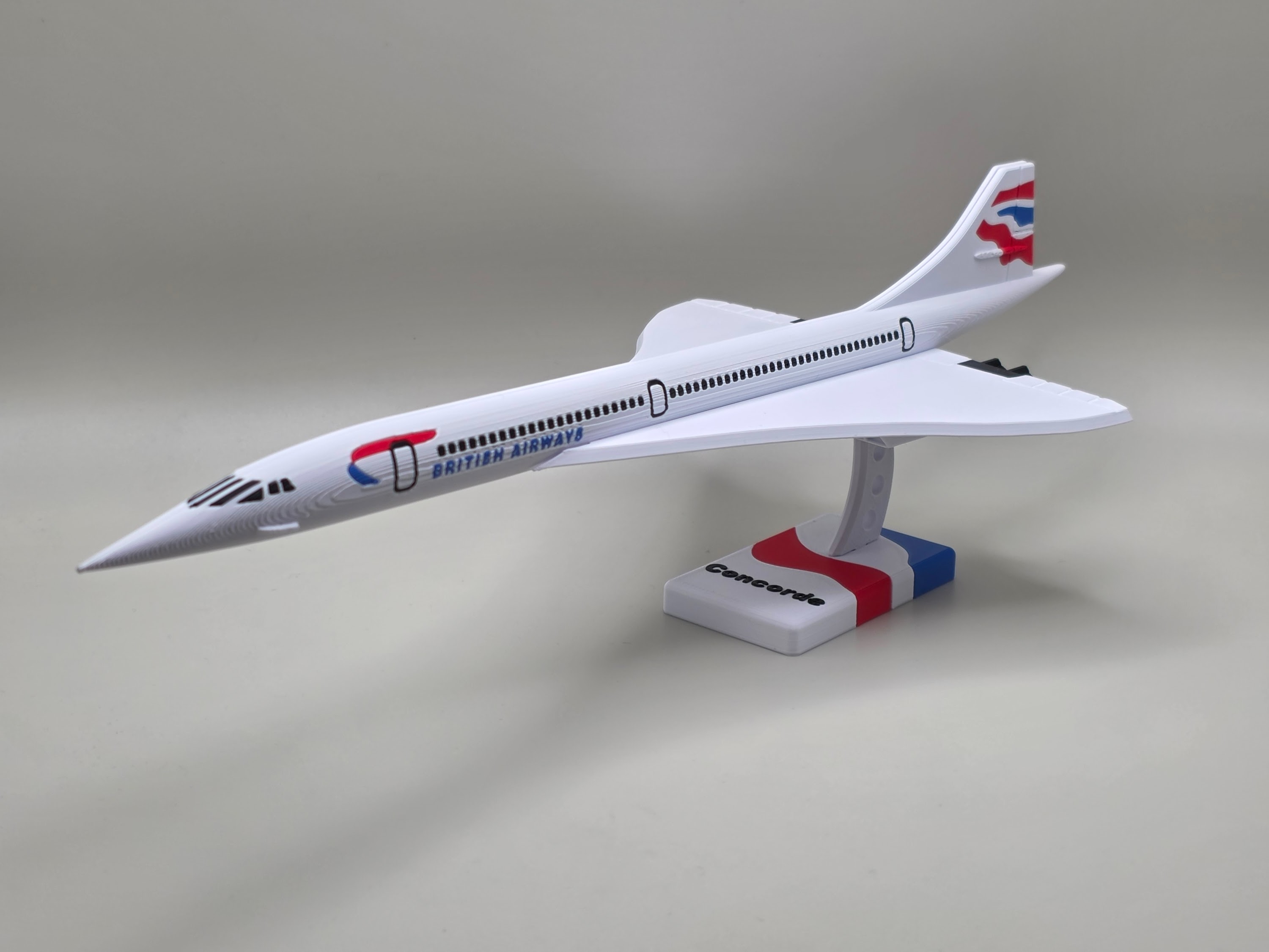 3Dプリント コンコルド飛行機キットカード - 無料3Dモデル -MakerWorld