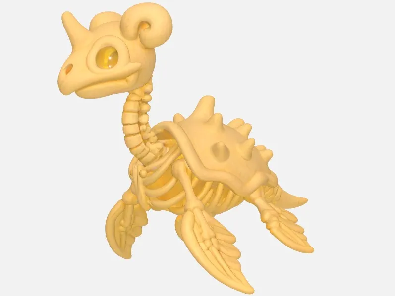 Kawaii Skeletal – Lapras (Fan Art)