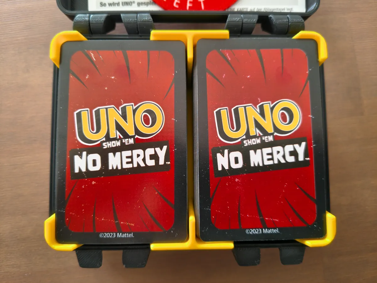 Uno No Mercy Card Box - Insert for newer Cards - Free 3D Print Model ...