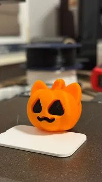 Porte-clés chat citrouille d'Halloween — photo 4