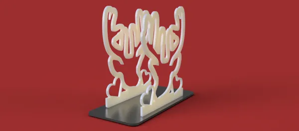Porte-serviettes cerf de Noel