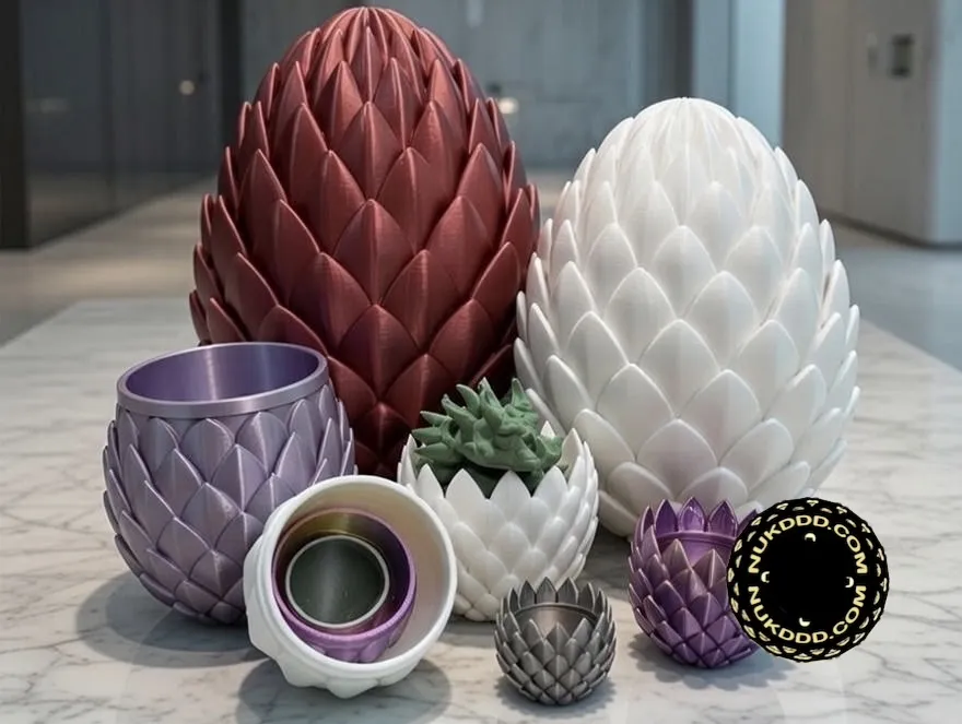 Dragon Scale Egg Containers Seamless Closure view 2