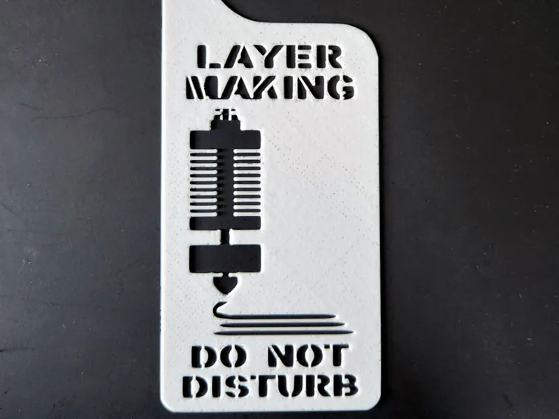 do not disturb sign