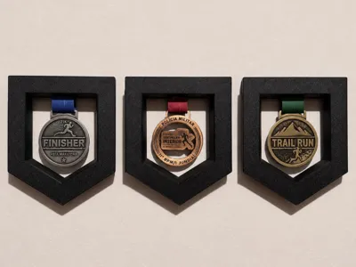 Shield Medal Display