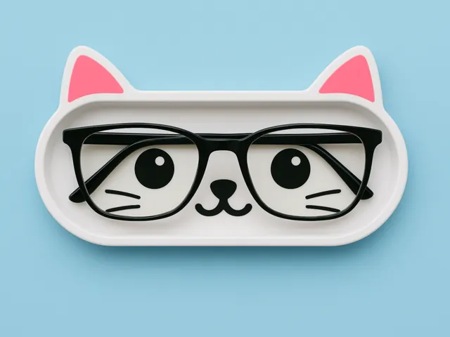 Cat Glasses Tray – Cute Eyewear Holder