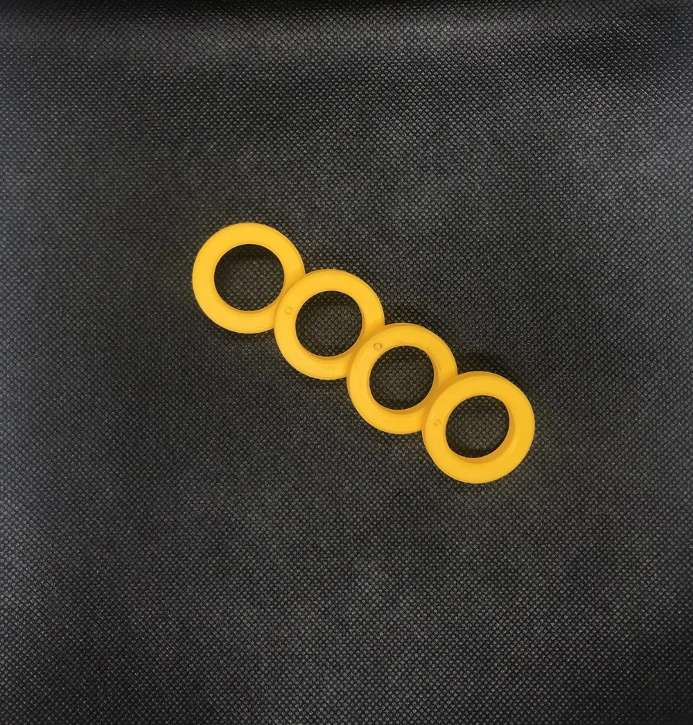 Miniatura 2 do modelo 3D Foldable Brass Knuckles – Rounded & Hexagonal