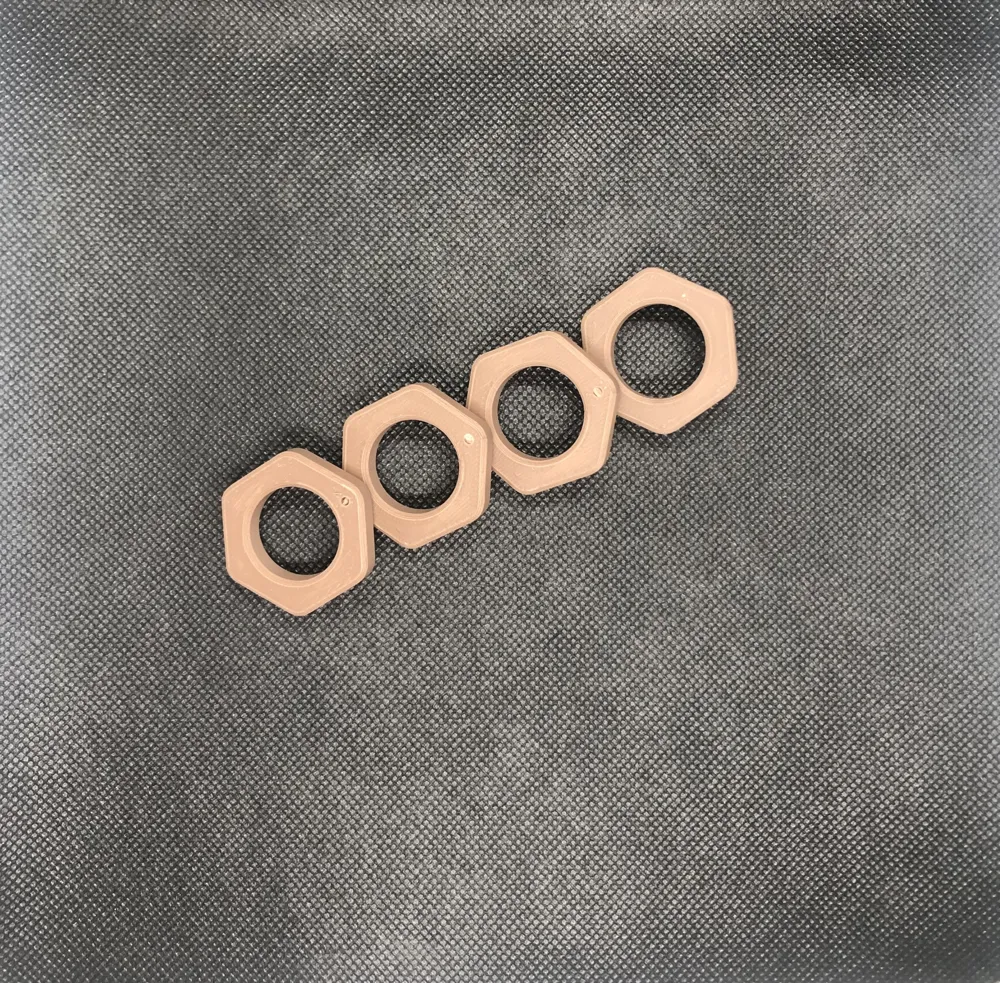 Miniatura 4 do modelo 3D Foldable Brass Knuckles – Rounded & Hexagonal