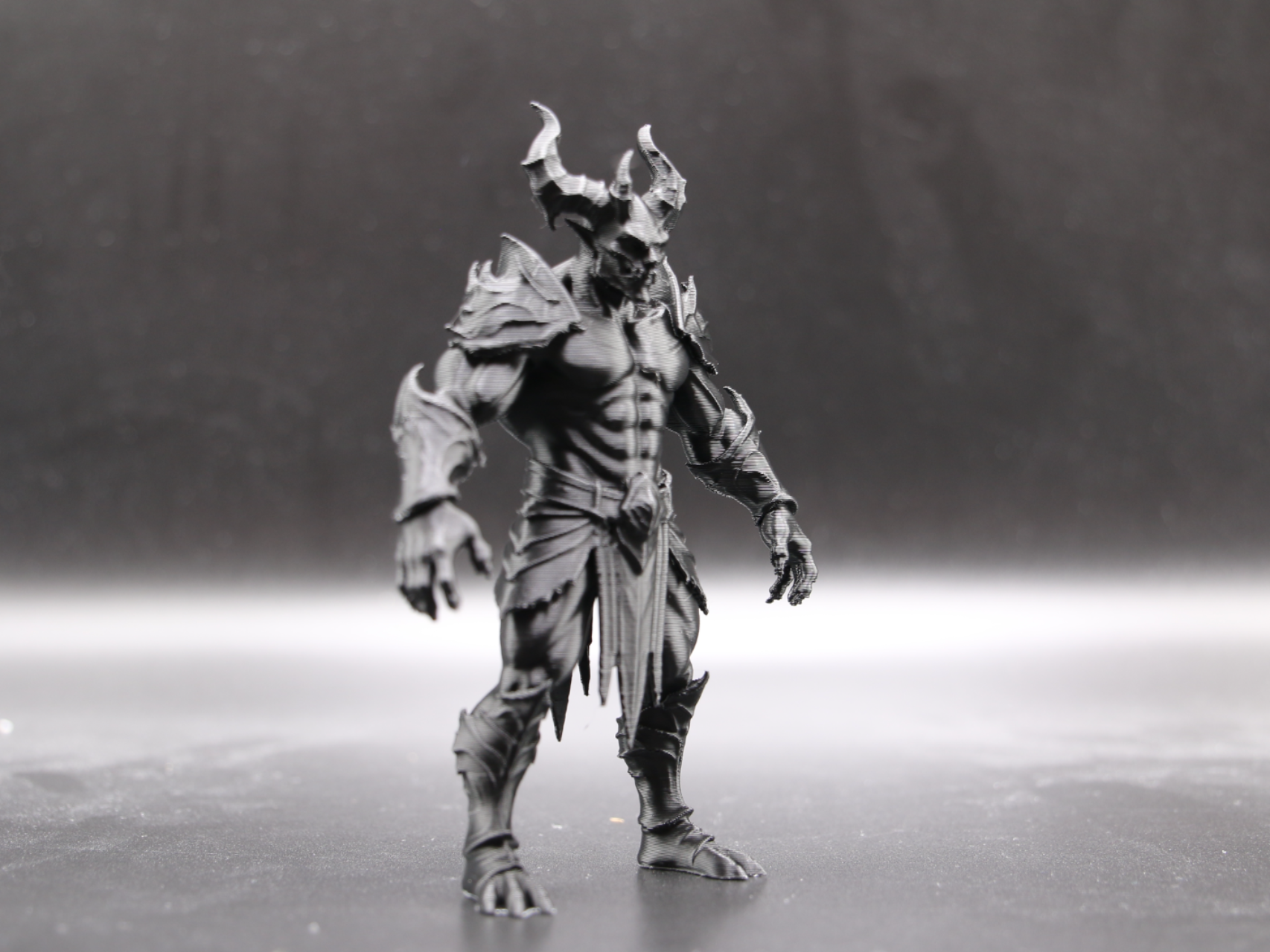 Horned Dark Warrior – Dämonischer Fantasy‑Krieger