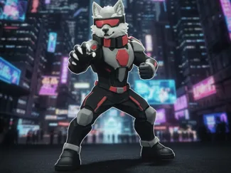 Cyberwolf - The Cyberpunk Wolf