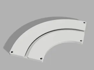 90 degree turn for CleverClixx track