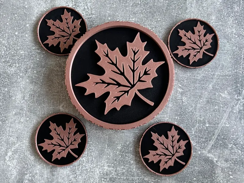 teapot stand with storage for coasters