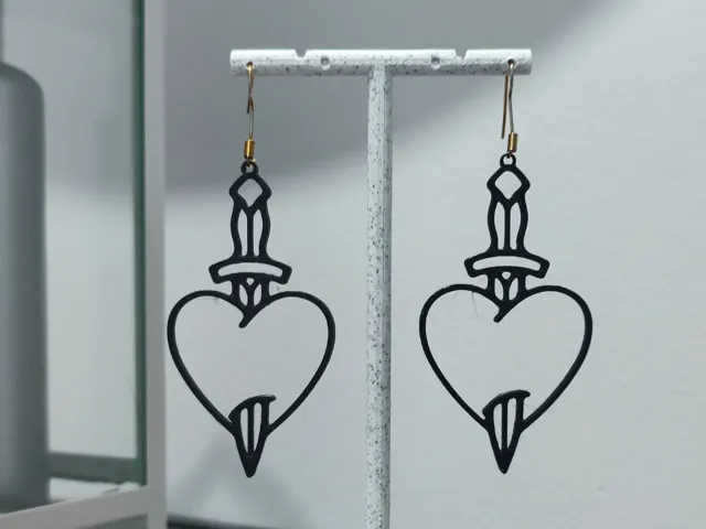 Aretes Amor a Primera Daga