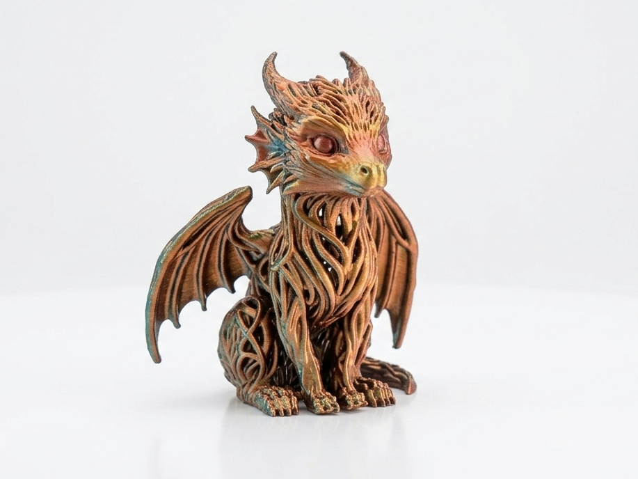 Verdant Dragon 12cm & 5cm Fantasy Miniature