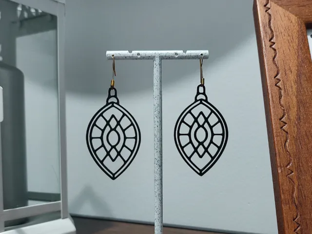 Aretes Vitral Marquise
