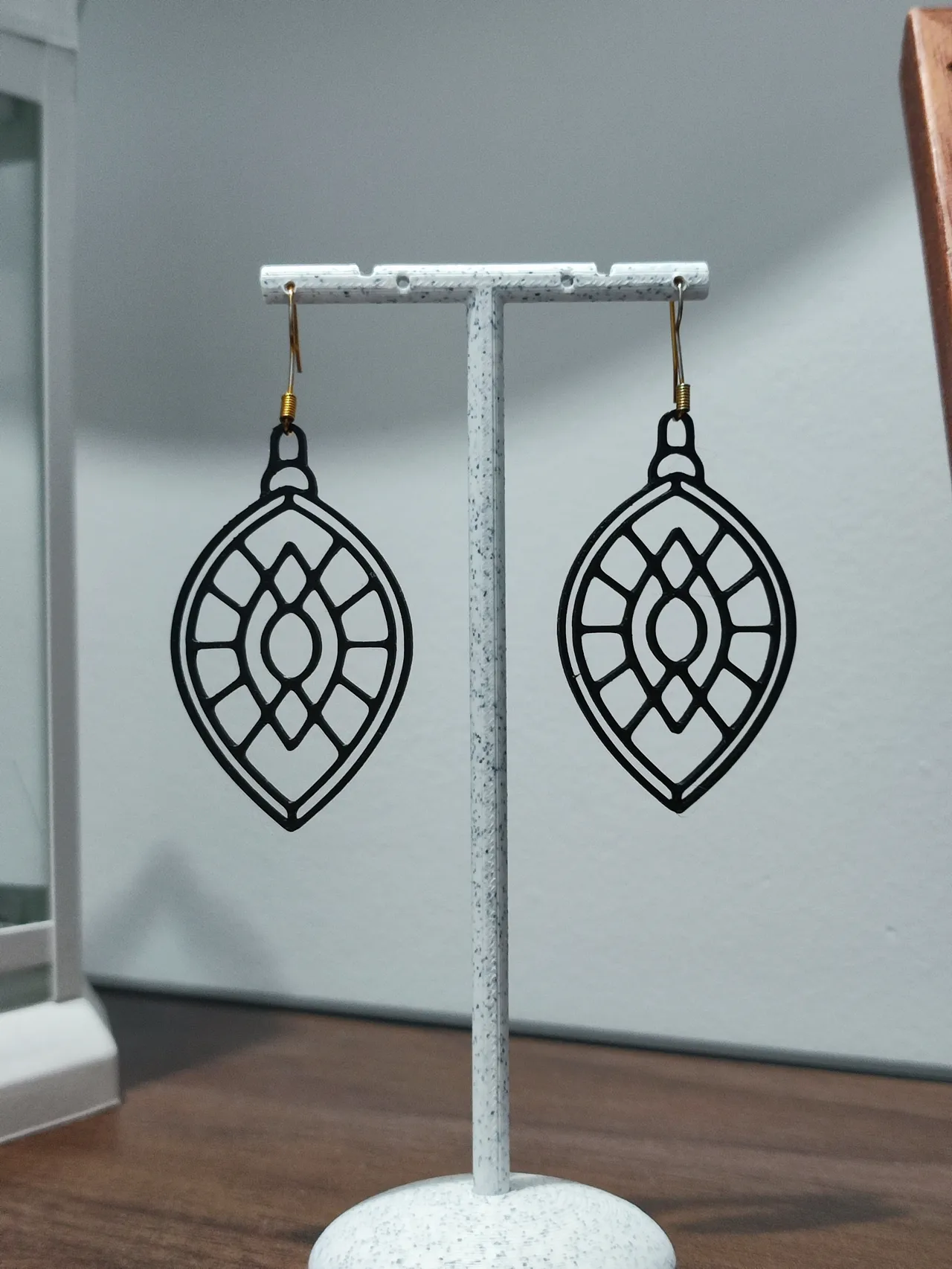 Aretes Vitral Marquise view 3