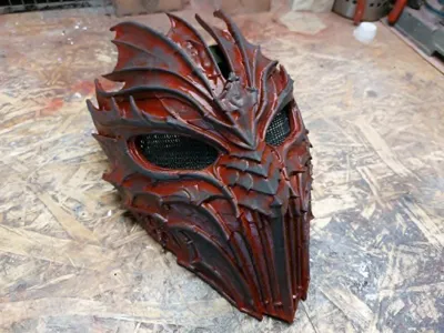 Dragon Blackfyre Mask