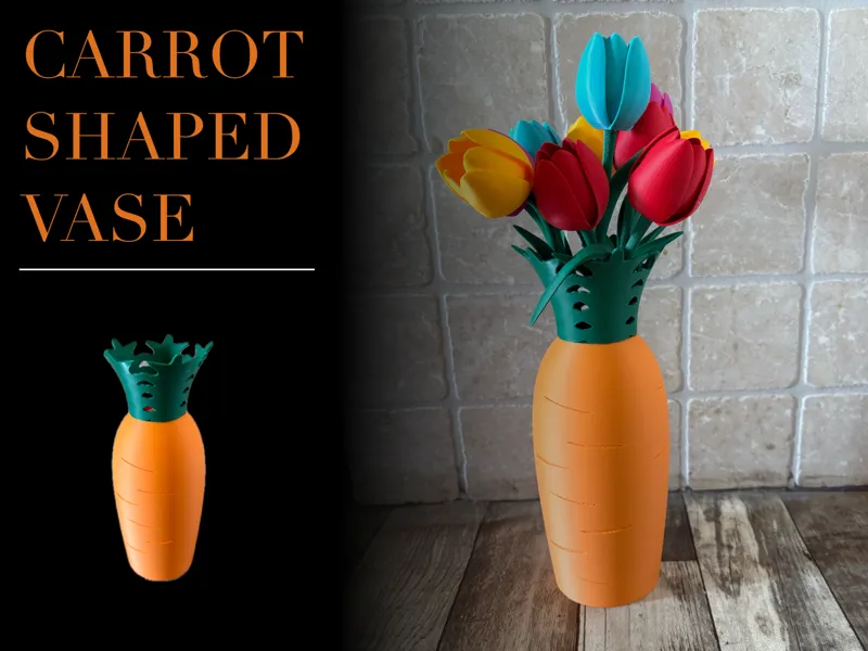 Karotten-Vase