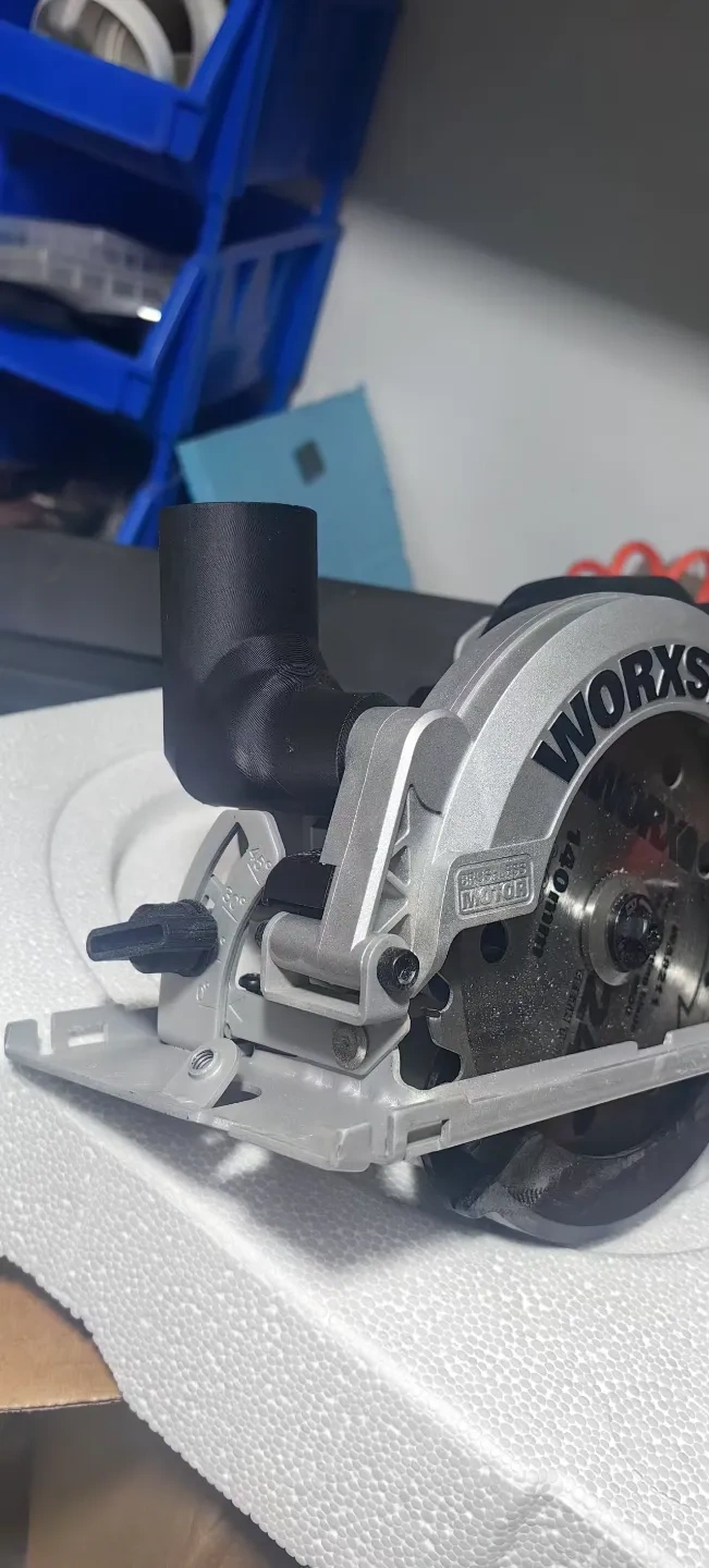 Miniatura 2 do modelo 3D 威克士535棑尘口转换