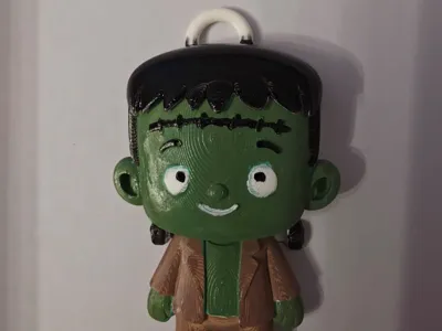 Cute Frankenstein style keychain