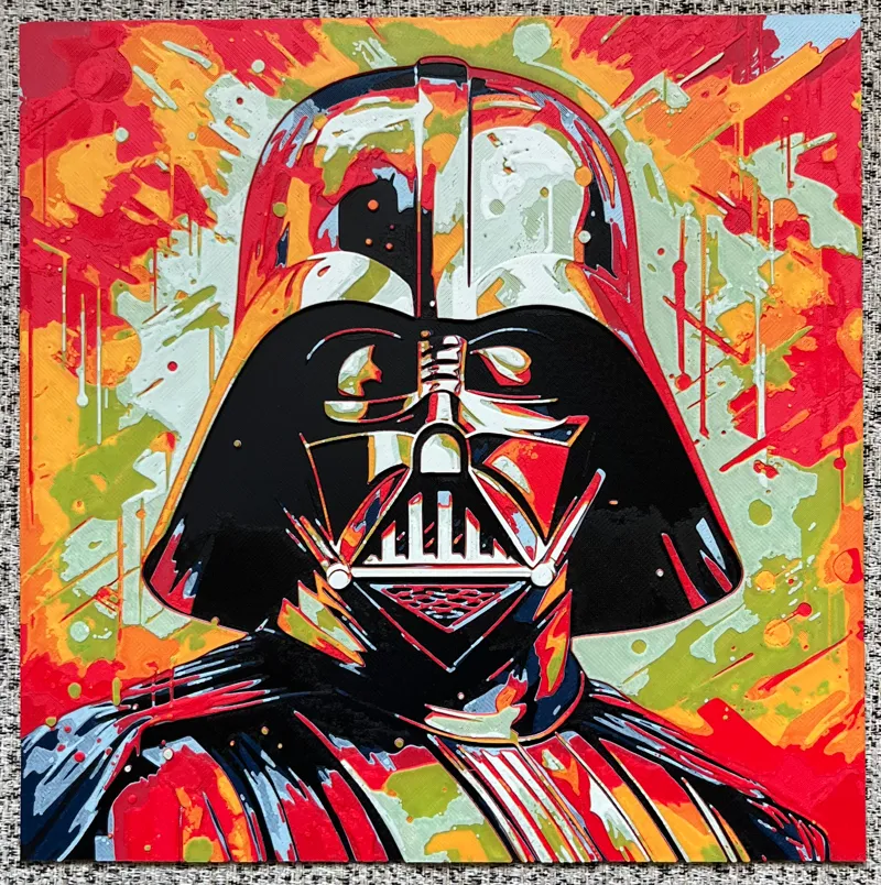 Darth Vader 'Pop Art' (Filament Painting)