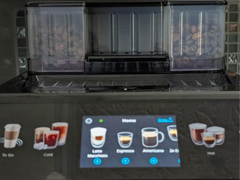 Eletta Explore DeLonghi Coffee Bean Hopper +56mm