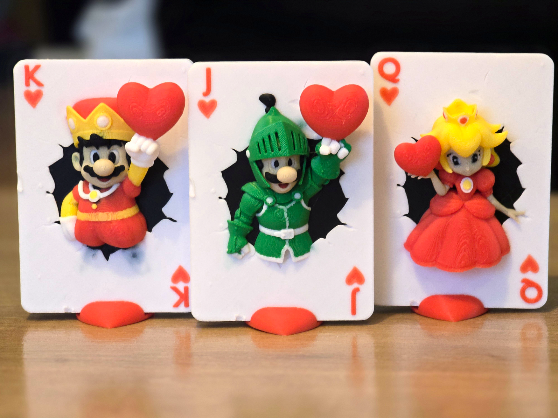 Valentine's Jack of Hearts Luigi Card