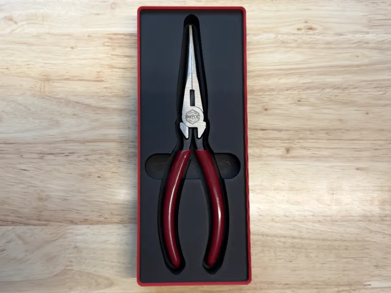 Gridfinity DOYLE 7 in Heavy Duty Long-Nose Pliers