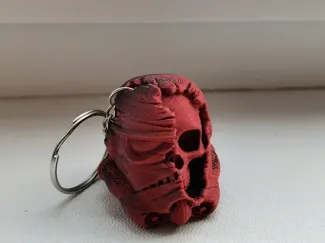 DeadTrooper Skull Keychain