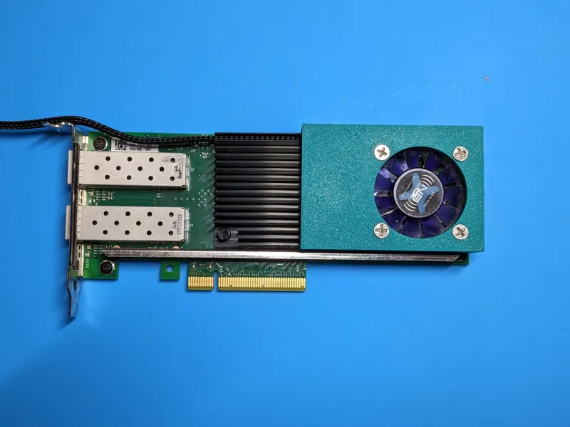 Intel X710 dual SFP+ 10G Fan Attachment