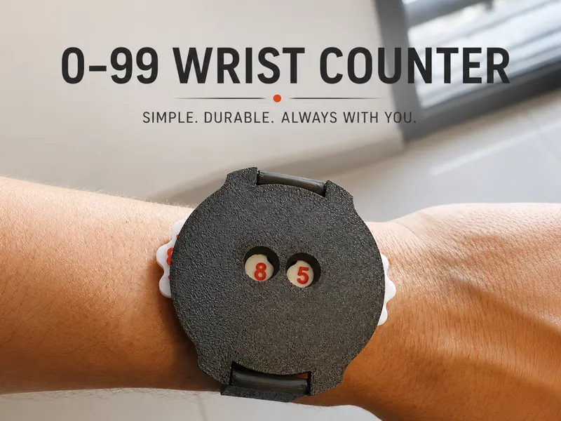0-99 Wrist Counter | Mechanical Hand Tally Counter