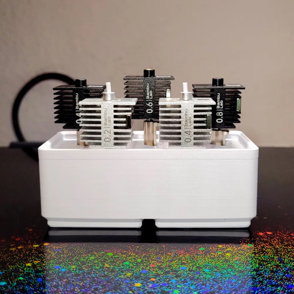 A1 Series Nozzle Storage - Gridfinity 2x1 by Raybesh - MakerWorld
