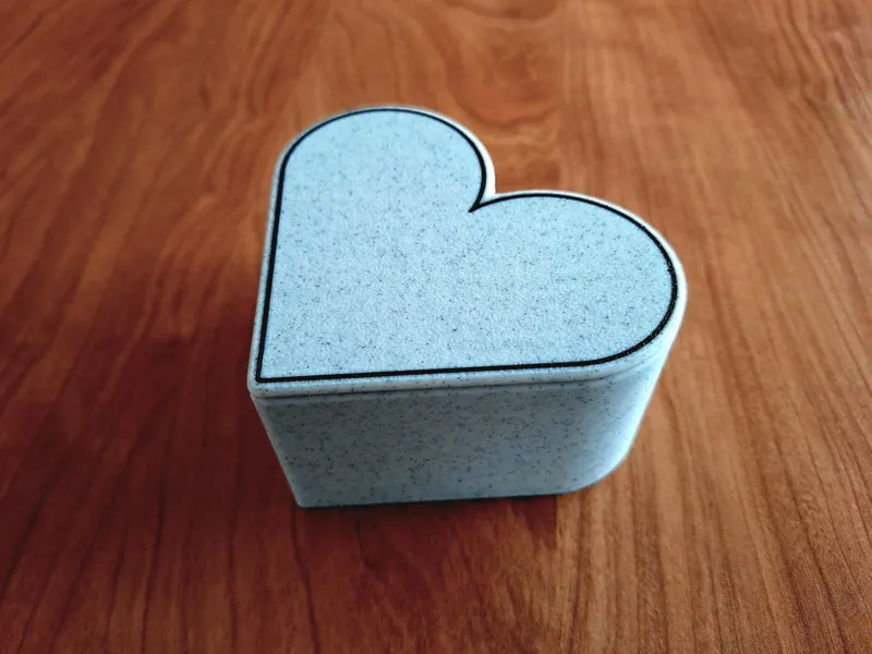 Scatola a forma di cuore